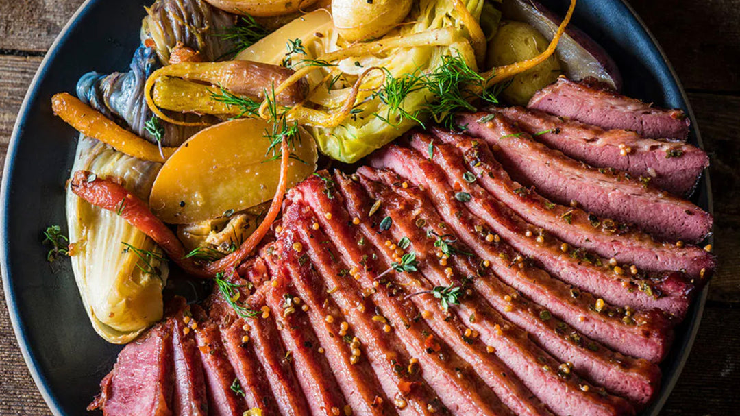 SMOKED CORNED BEEF AND CABBAGE