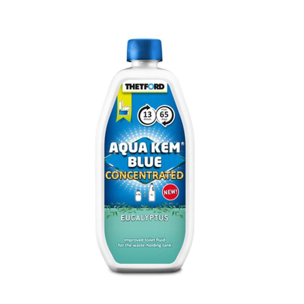 Thetford Aqua Kem Blue Eucalyptus Concentrate 780ml ā Toilet Fluid for Portable Toilets