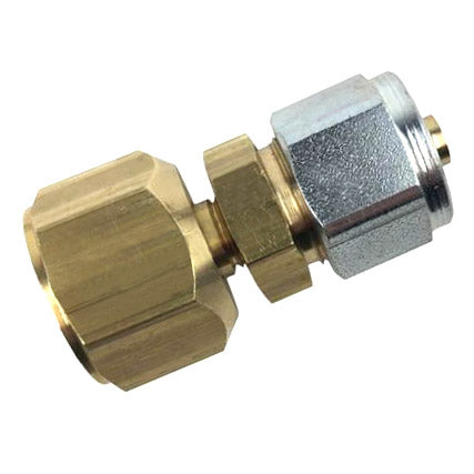 Straight fitting 3/4-16UNF to 8mm Thermoplastic