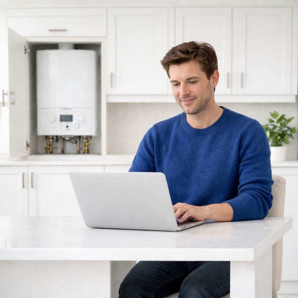 Gas boiler service