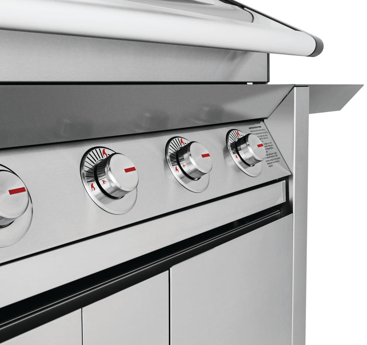 Beefeater 1600 5-Burner Gas BBQ with Side Burner Trolley