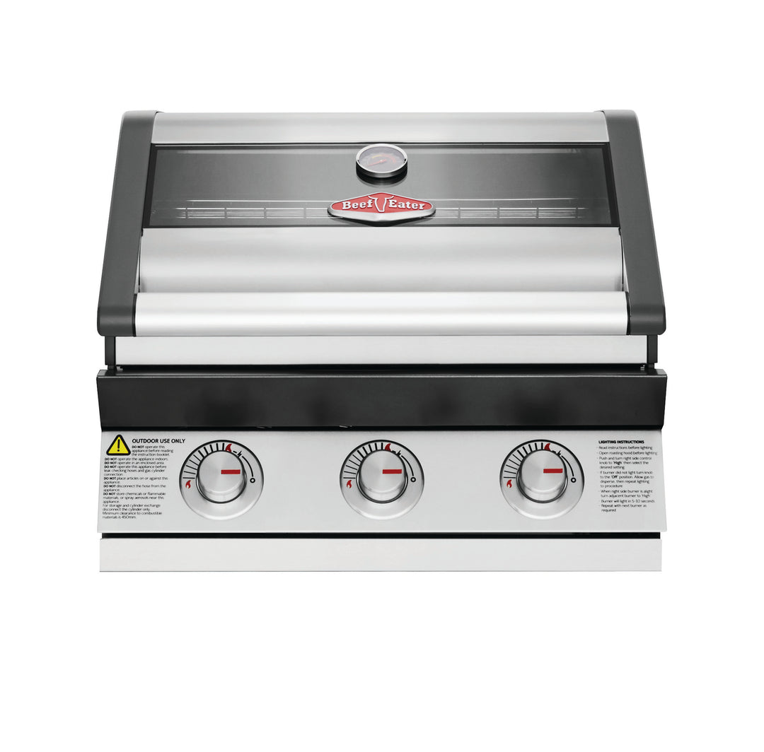 BeefEater 1600S | 1600E 3 Burner Built-in BBQ