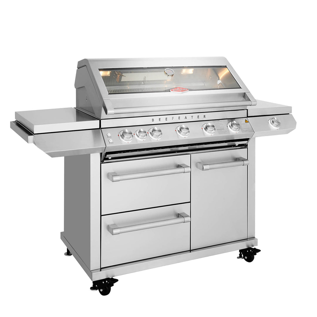 Beefeater 7000P 5 Burner Gas BBQ with Trolley
