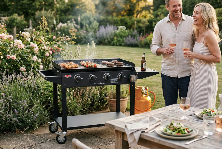 BBQ Hire in Cork – BeefEater Clubman Black Flatbed Gas BBQ