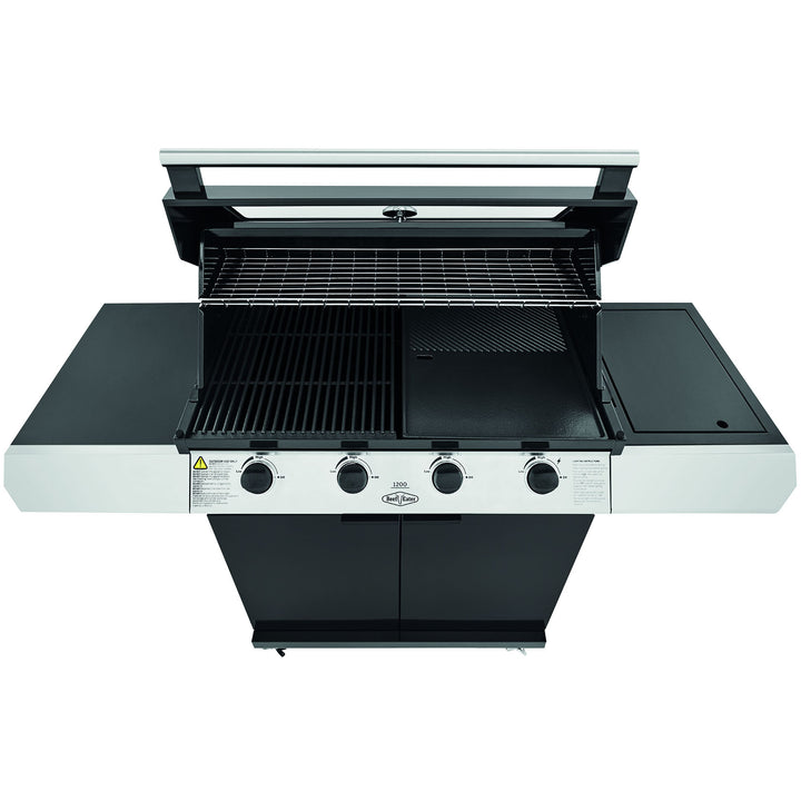 Beefeater 1200E 4 Burner BBQ & Side Burner Trolley