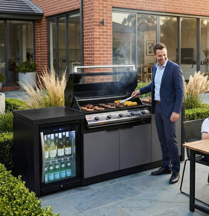 Pre-Configured PRO Series Outdoor BBQ Kitchen - Cabinex CAB02