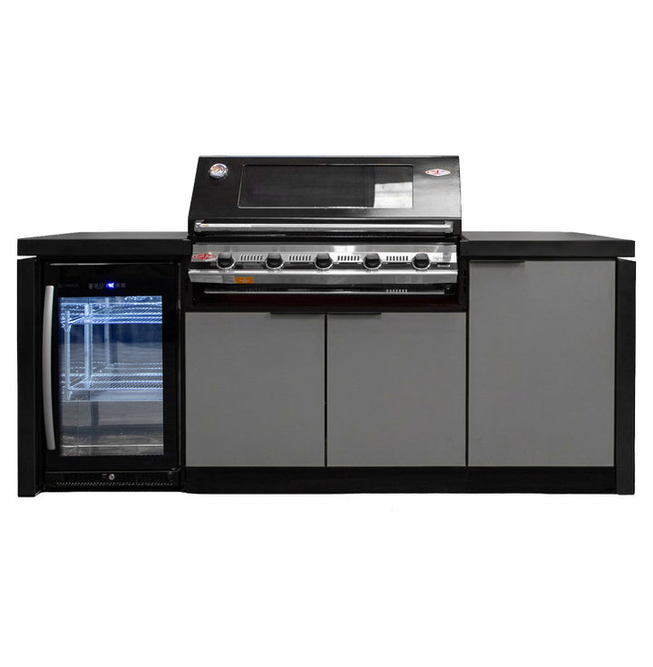 Pre-Configured PRO Series Outdoor BBQ Kitchen - Cabinex CAB02