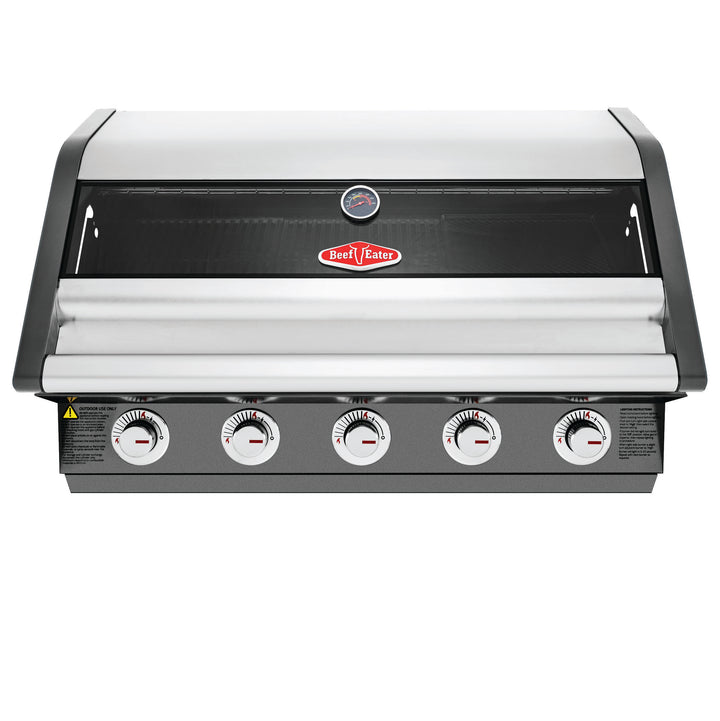BeefEater 1600 Stainless Steel 0r Grey Enamel 5 Burner Built-In BBQ