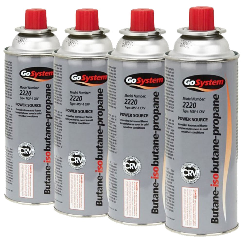 4pk of butane-propane Gas Canisters 
