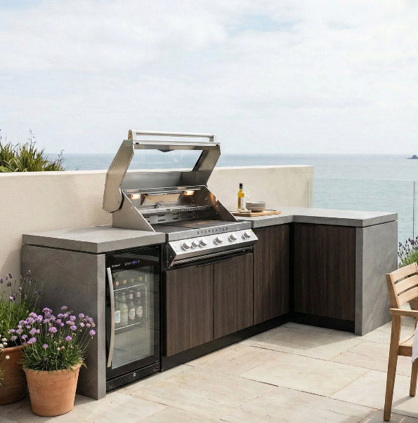 Pre-Configured PRO Series Outdoor BBQ Kitchen - Cabinex CAB07
