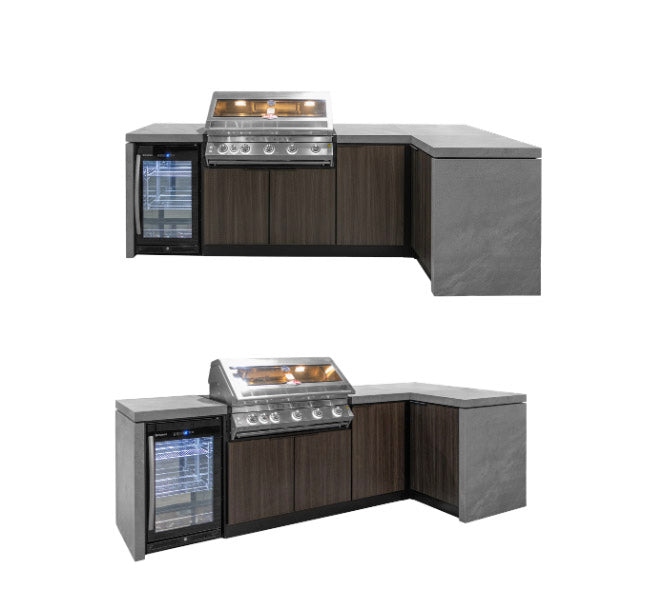 Pre-Configured PRO Series Outdoor BBQ Kitchen - Cabinex CAB07