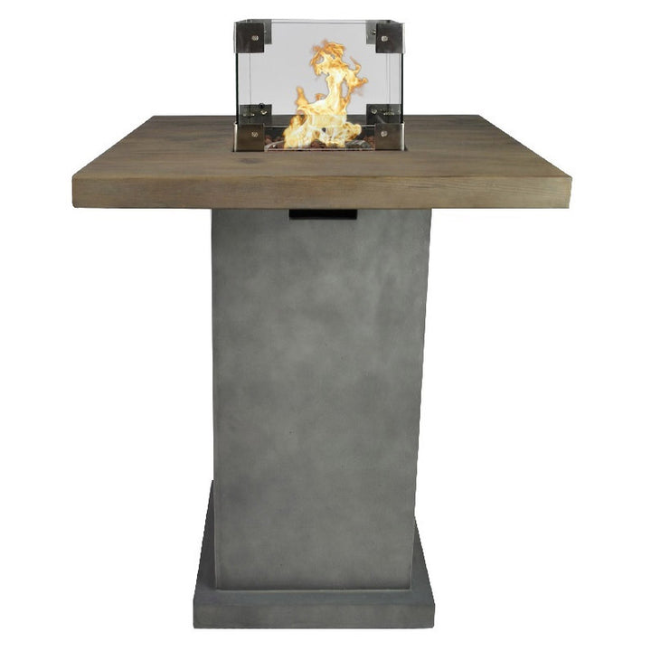 Outdoor Table with Gas fire centre-piece