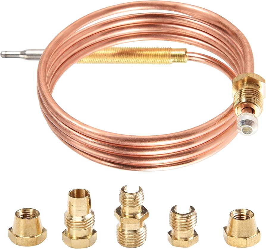 Universal Thermocouple 1200mm with brass fittings